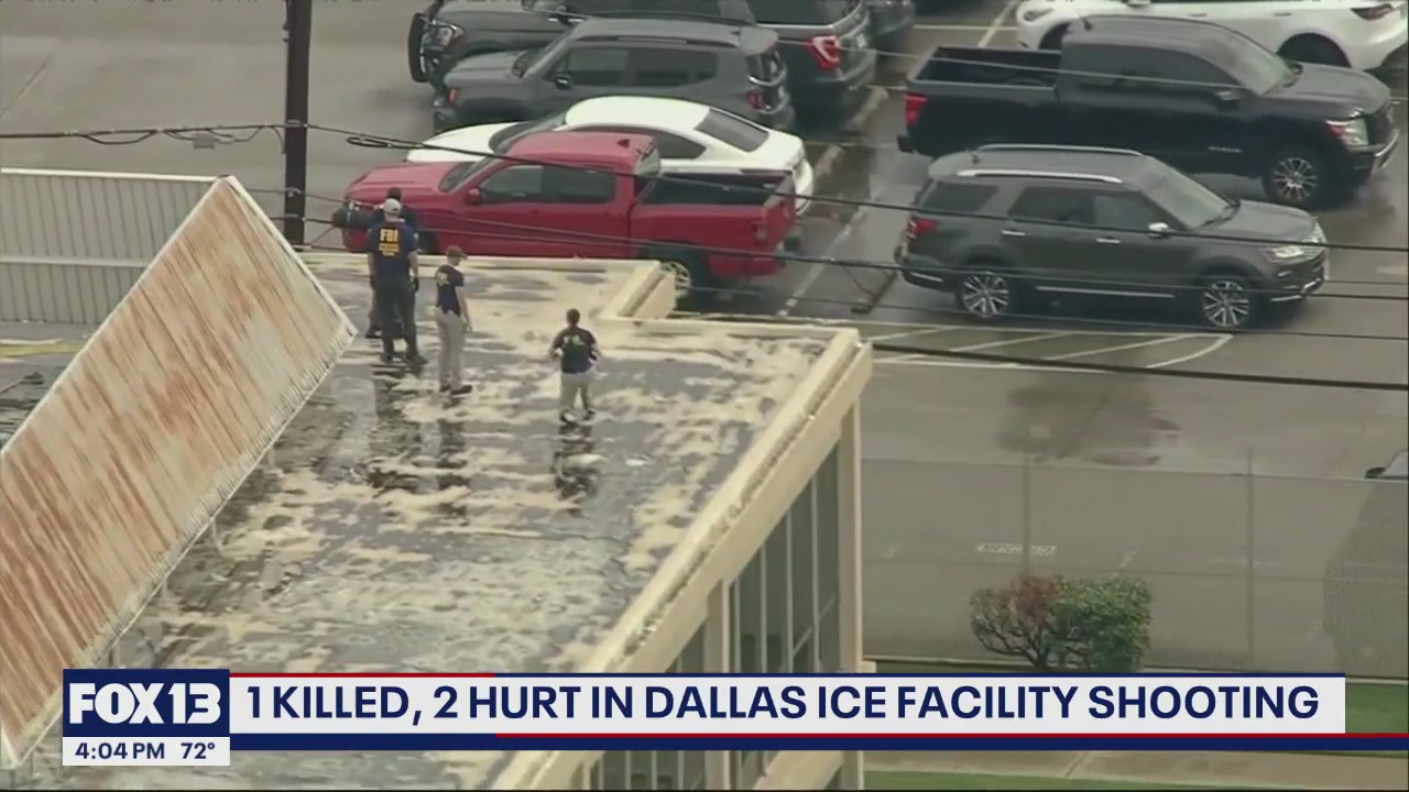 1 killed, 2 injured in Dallas ICE facility shooting