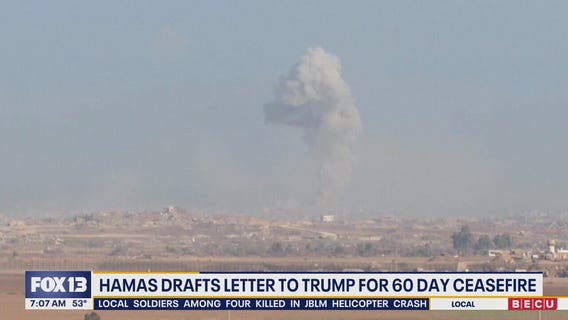 Hamas drafts letter to Trump for 60-day ceasefire