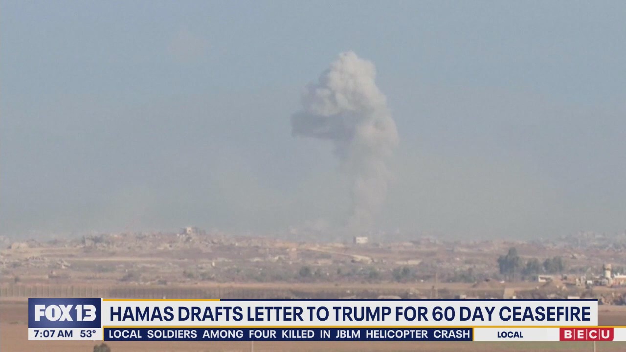 Hamas drafts letter to Trump for 60-day ceasefire