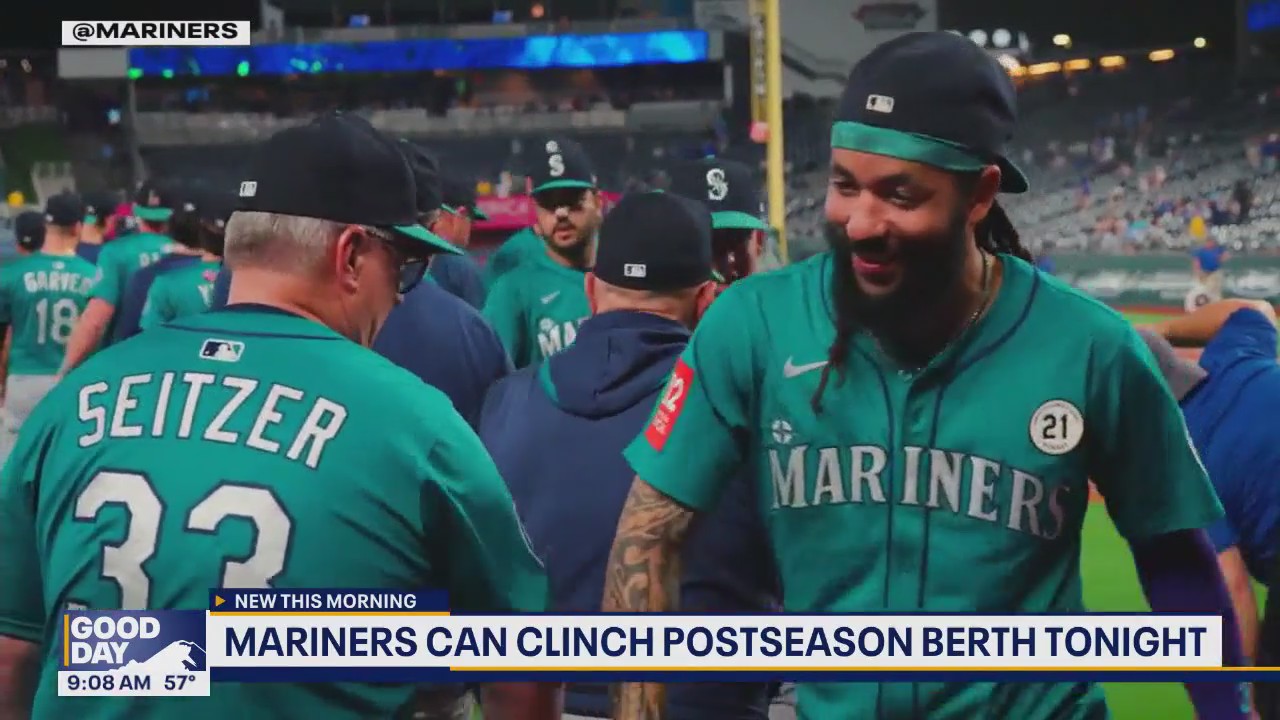 Seattle Mariners could clinch postseason berth tonight