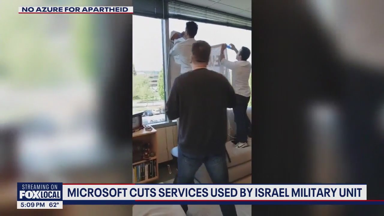 Microsoft cuts services used by Israel military unit