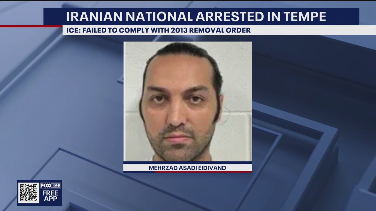 Iranian national arrested in Tempe