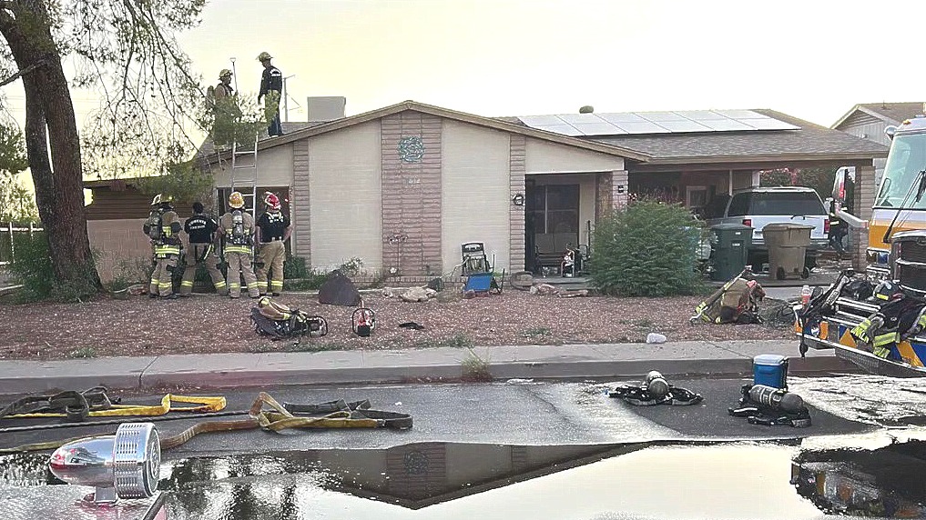 Phoenix man hospitalized with burn injuries