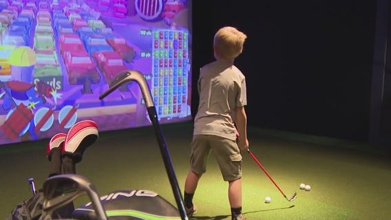 Fun at TeeBox Indoor Golf Club in Cave Creek