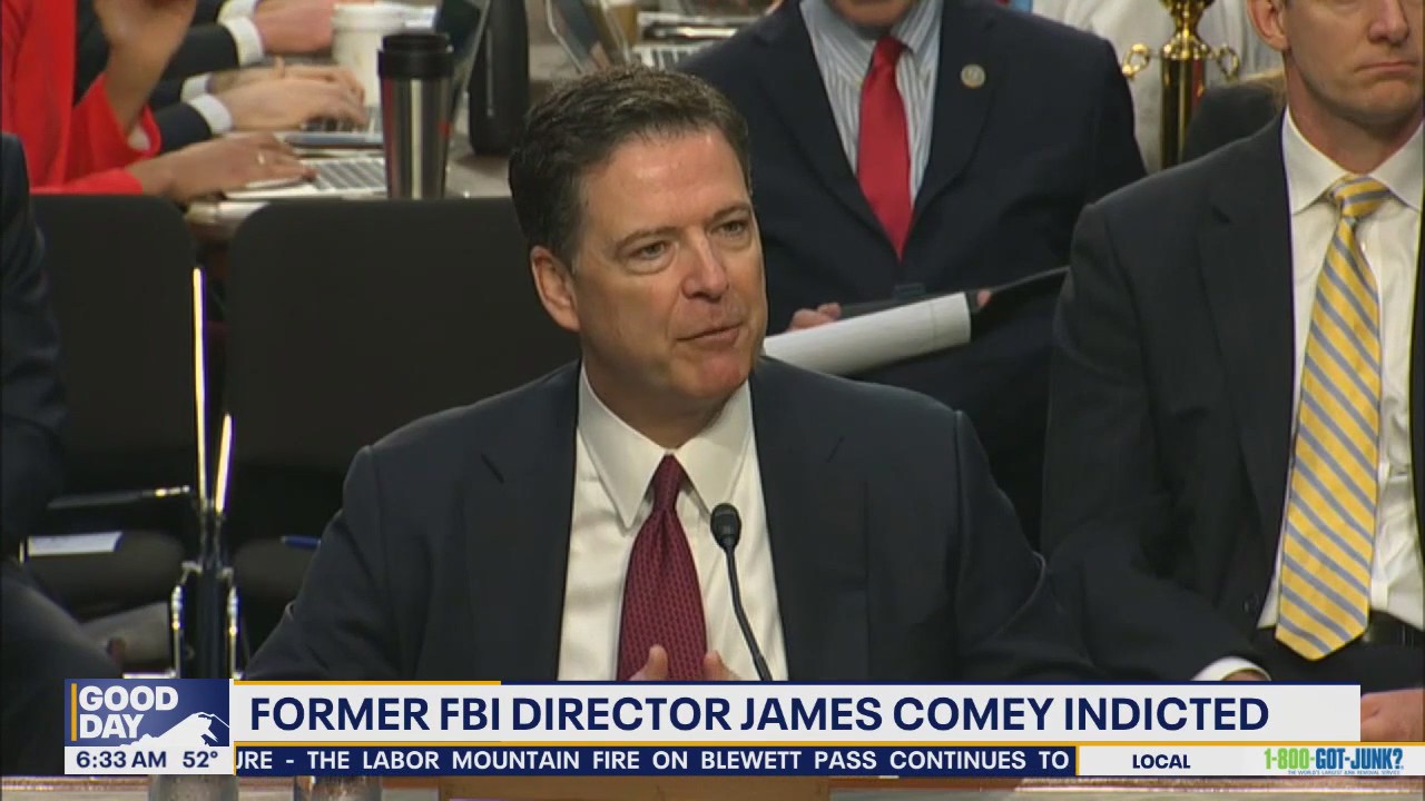 Former FBI Director James Comey indicted