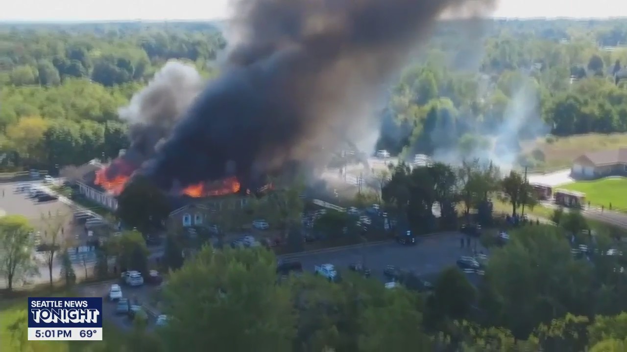 Gunman kills two, sets fire to Mormon church in Michigan