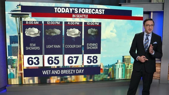 Seattle weather: Rain showers all week