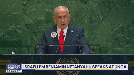 Netanyahu speaks at UNGA, pro-Palestinian protests call for his arrest