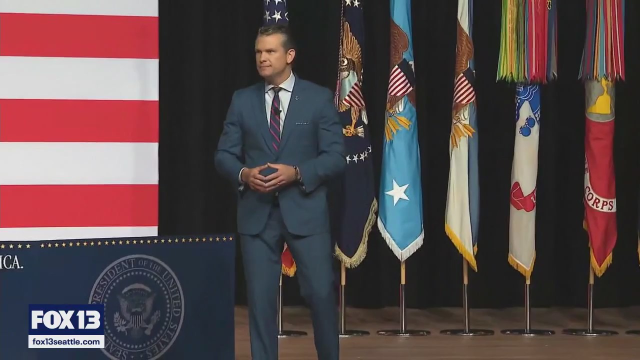 Pete Hegseth meets with top US generals