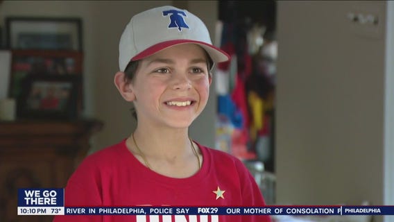 9-year-old Atlantic County boy rings the bell with the Phillies to celebrate last cancer treatment