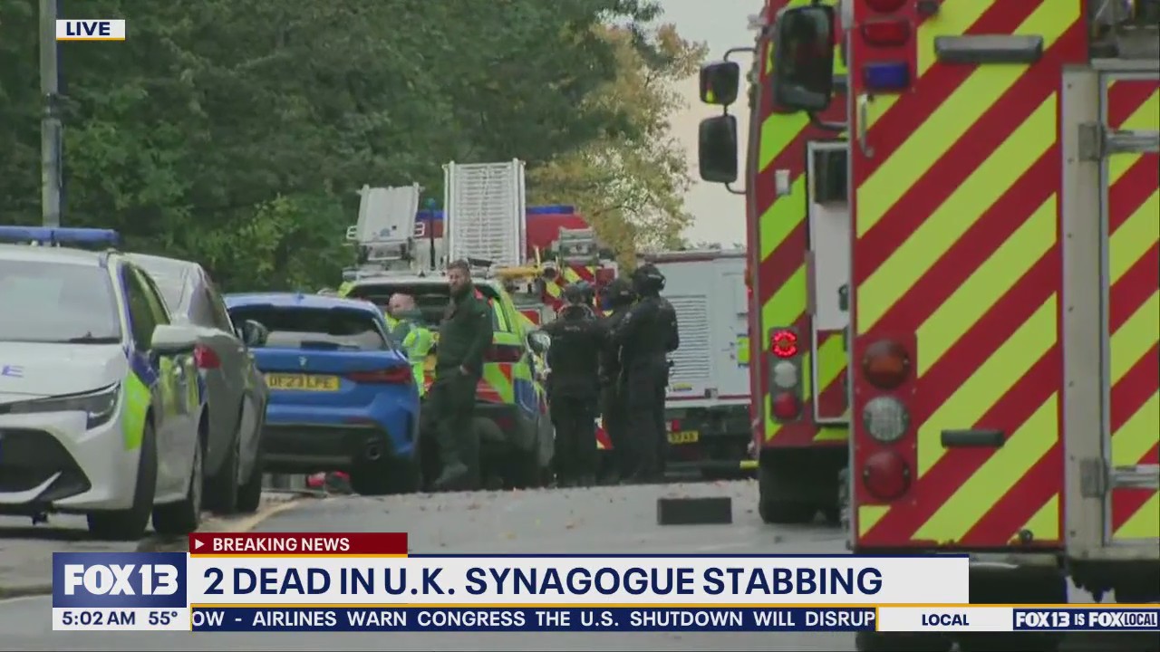 2 dead in U.K. synagogue stabbing