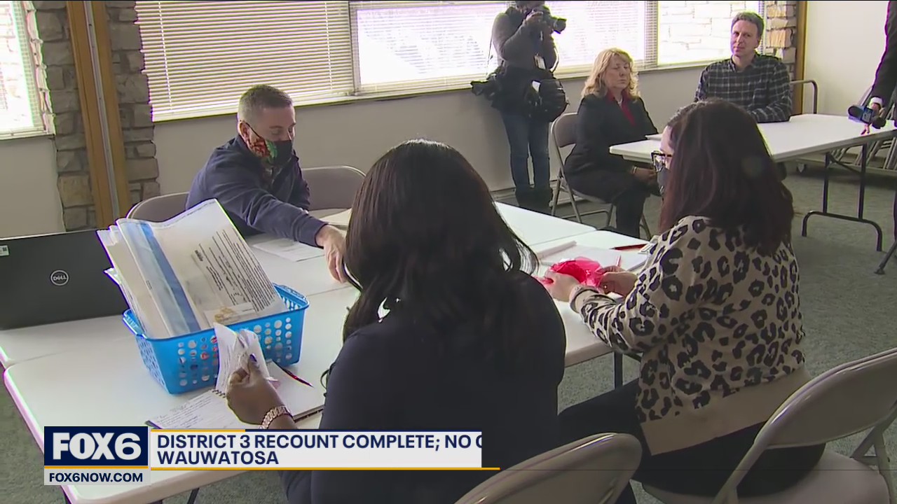 Wauwatosa primary election results stand after aldermanic recount