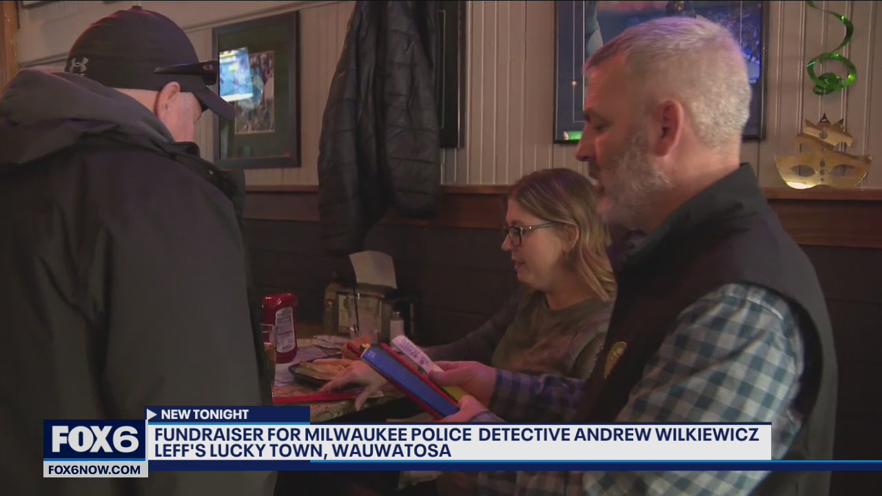 Milwaukee detective shot, Wauwatosa Leff's Lucky Town fundraiser