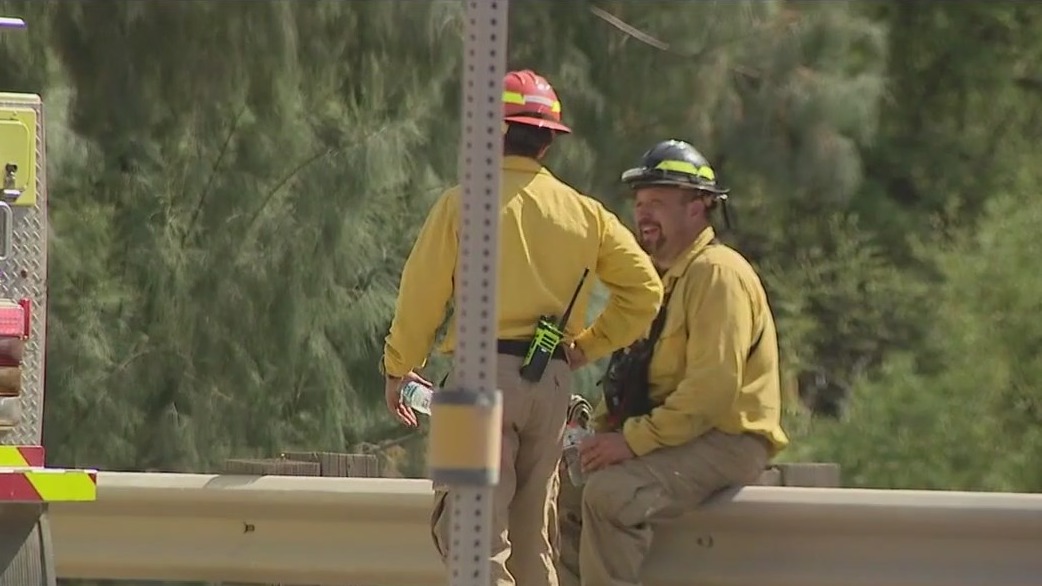 Monarch Fire: New wildfire burns SE of Wickenburg
