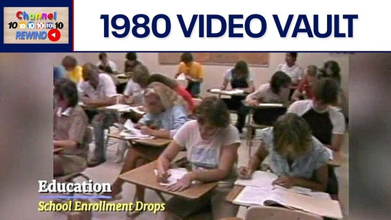 Channel 10 Rewind: 1980 - Student enrollment declines | Video Vault