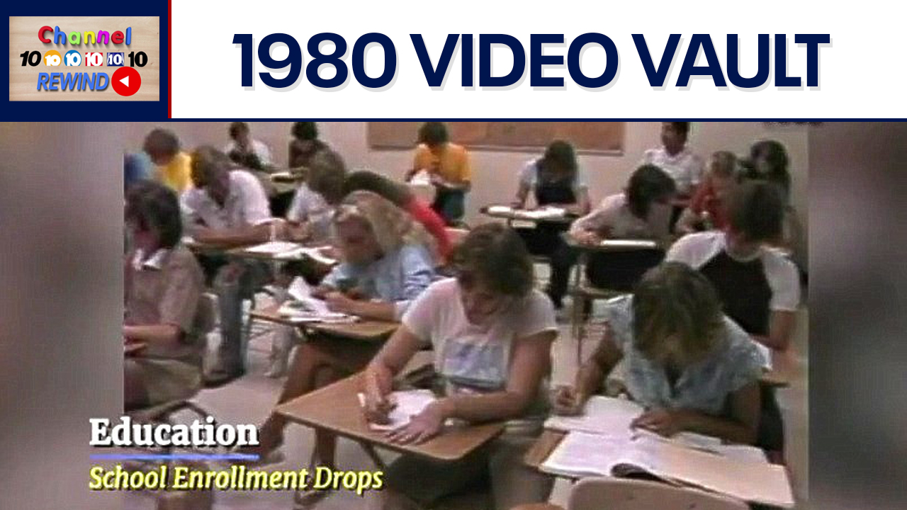 Channel 10 Rewind: 1980 - Student enrollment declines | Video Vault