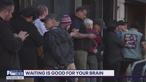 Waiting in line is good for your brain