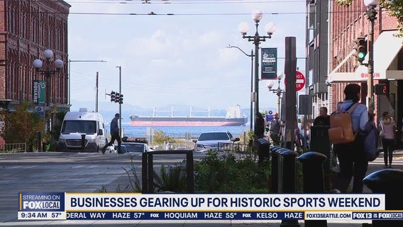 Seattle businesses prepare for massive sports weekend