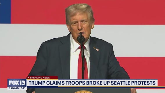 Trump claims troops broke up Seattle protests