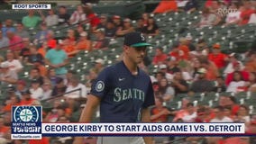 Mariners starting George Kirby in Game 1 of ALDS