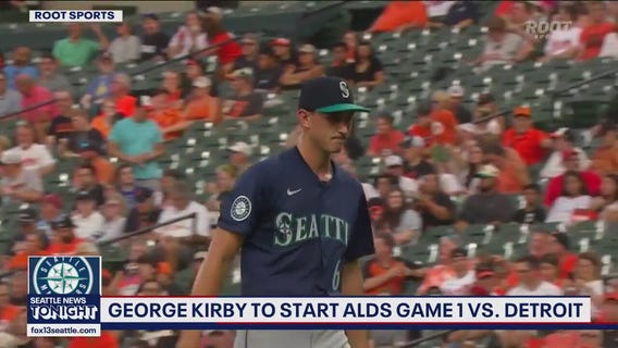 Mariners starting George Kirby in Game 1 of ALDS