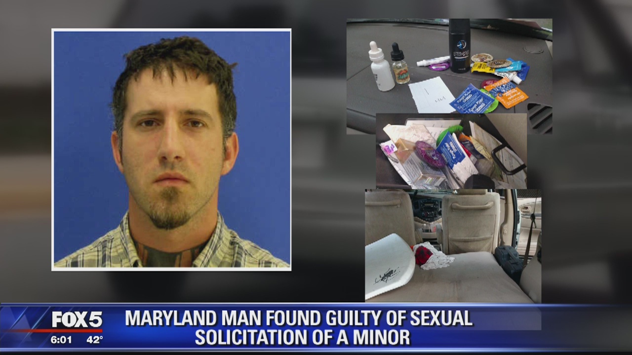 Maryland man found guilty of sexual solicitation of a minor