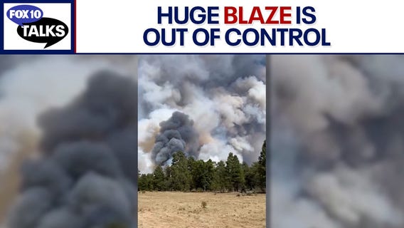 Fire rages near historic Arizona town l FOX 10 Talks