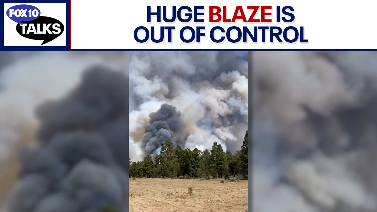 Fire rages near historic Arizona town l FOX 10 Talks
