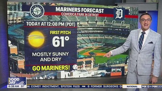 Mariners forecast: Mostly sunny and dry in Detroit