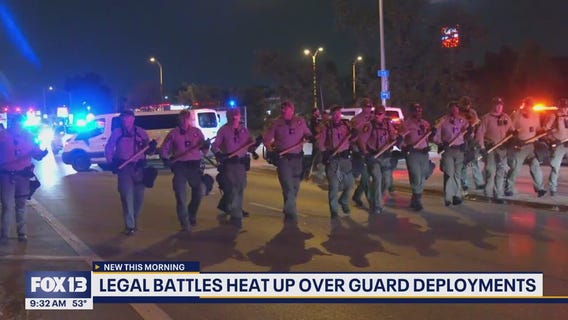Legal battles heat up over National Guard deployments in the US