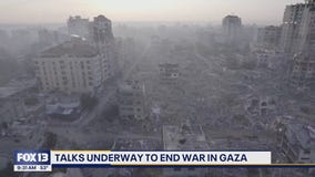 Protests and talks to end war in Gaza