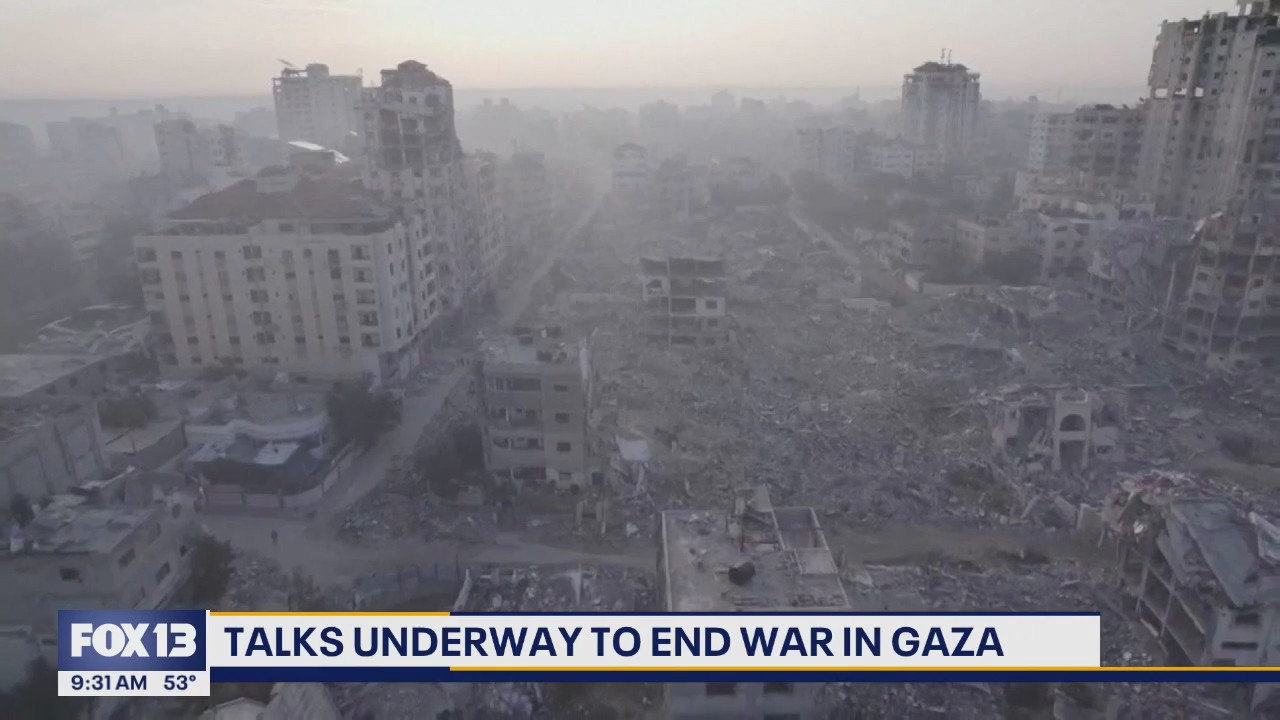 Protests and talks to end war in Gaza