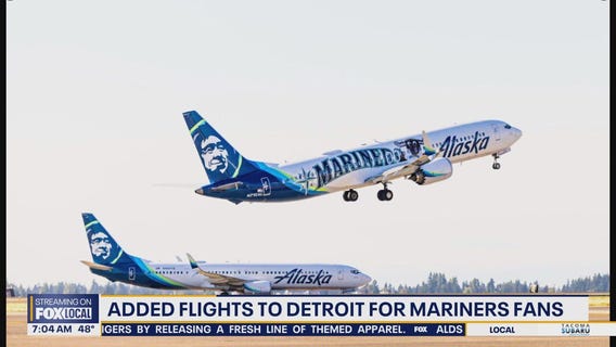 Added flights to Detroit for Seattle Mariners fans