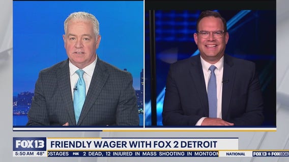 Friendly wager with FOX 2 Detroit
