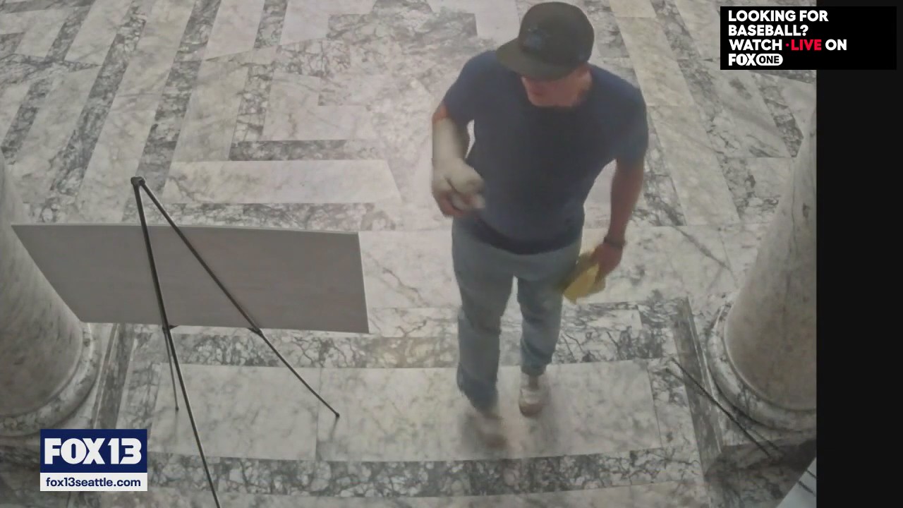 Man who broke into, damaged WA State Capitol released