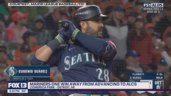 Mariners 1 win away from advancing to ALCS