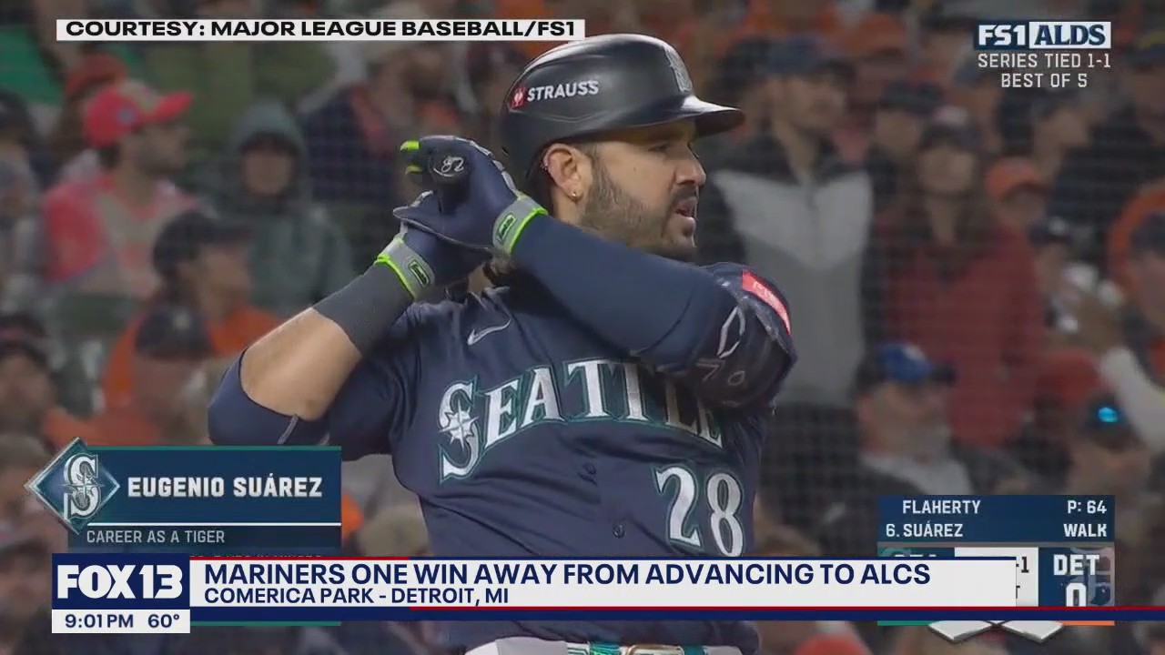 Mariners 1 win away from advancing to ALCS
