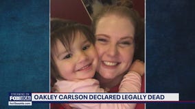Missing girl Oakley Carlson declared legally dead