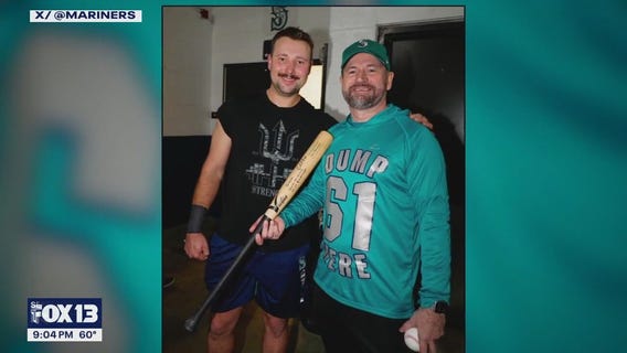 "Dump 61 Here" fan catches Raleigh homer