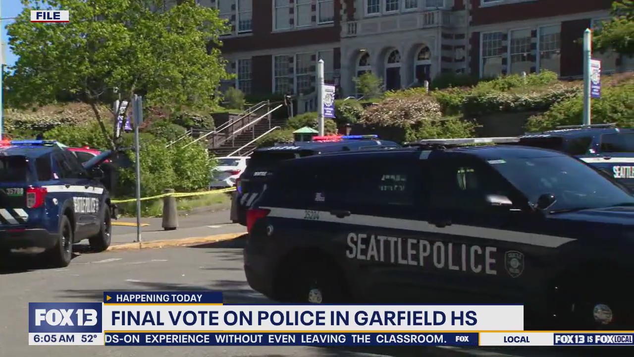Seattle Public Schools to take final vote on police in Garfield HS