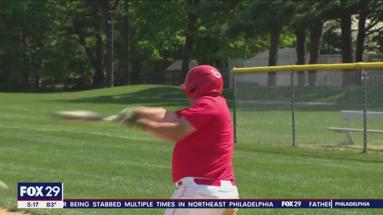 At 56, a Montco college freshman playing baseball for school