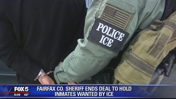 Fairfax County Sheriff's Office ends agreement with ICE to hold inmates