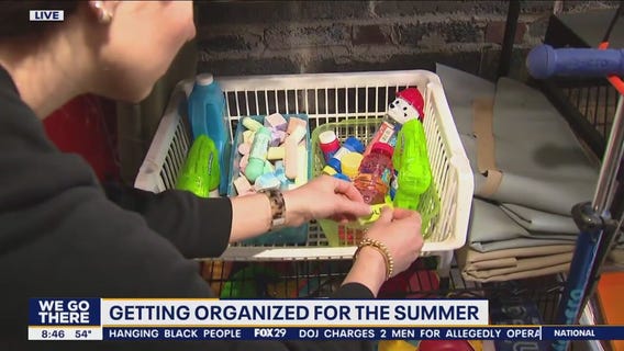 Tips to help you get your space organized for summer activities