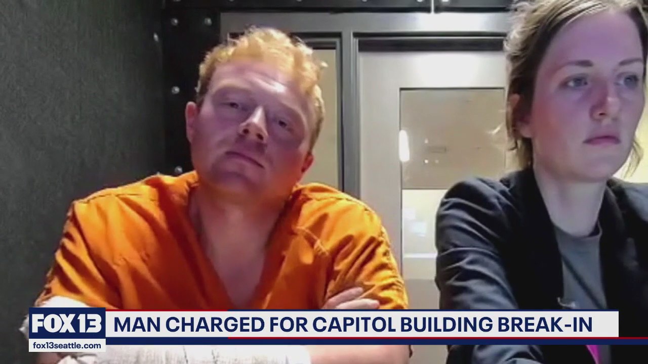 Man charged for WA Capitol break-in | FOX 13 Seattle