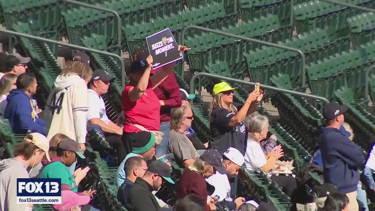 Mariners fans look ahead to Game 5 in Seattle