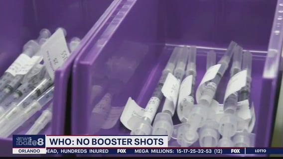 WHO chief urges halt to booster shots for rest of year