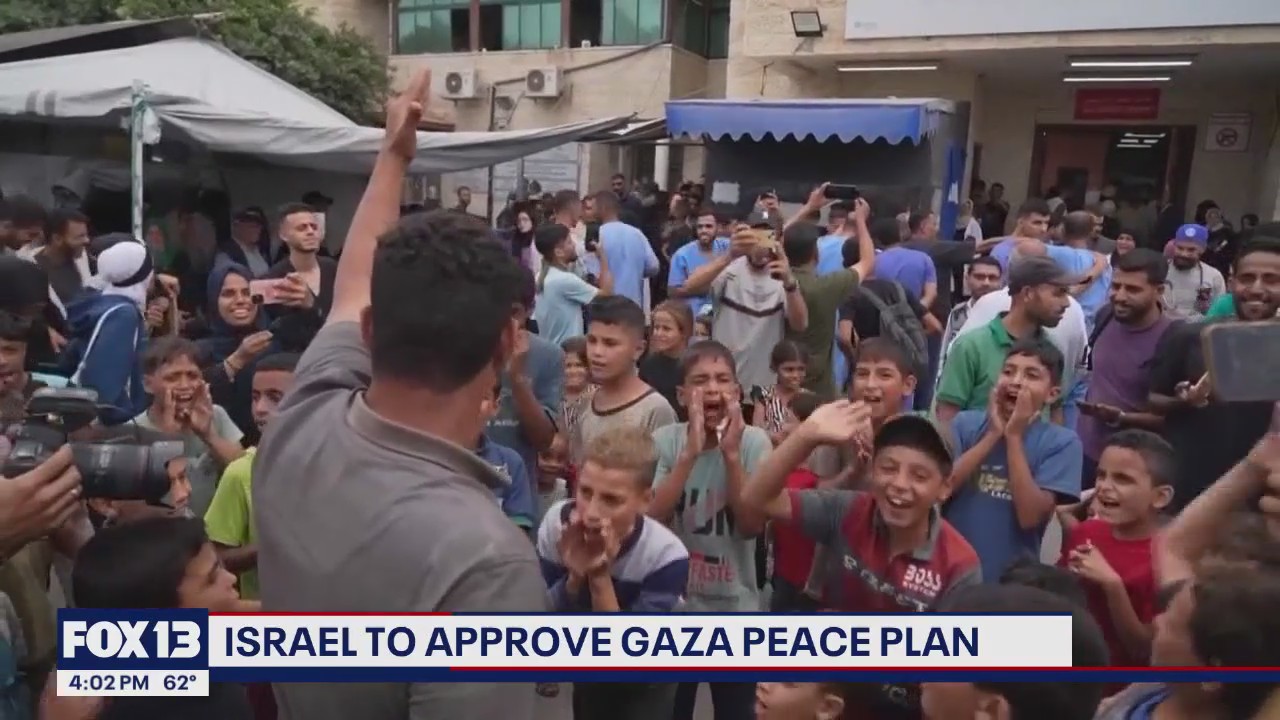 Israel-Hamas peace plan approved with hostage exchange expected next week