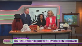 Creative, sustainable Halloween decorations with Evergreen Goodwill