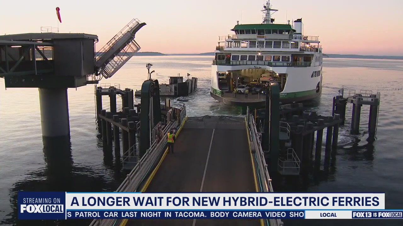 Longer wait for new WA hybrid-electric ferries