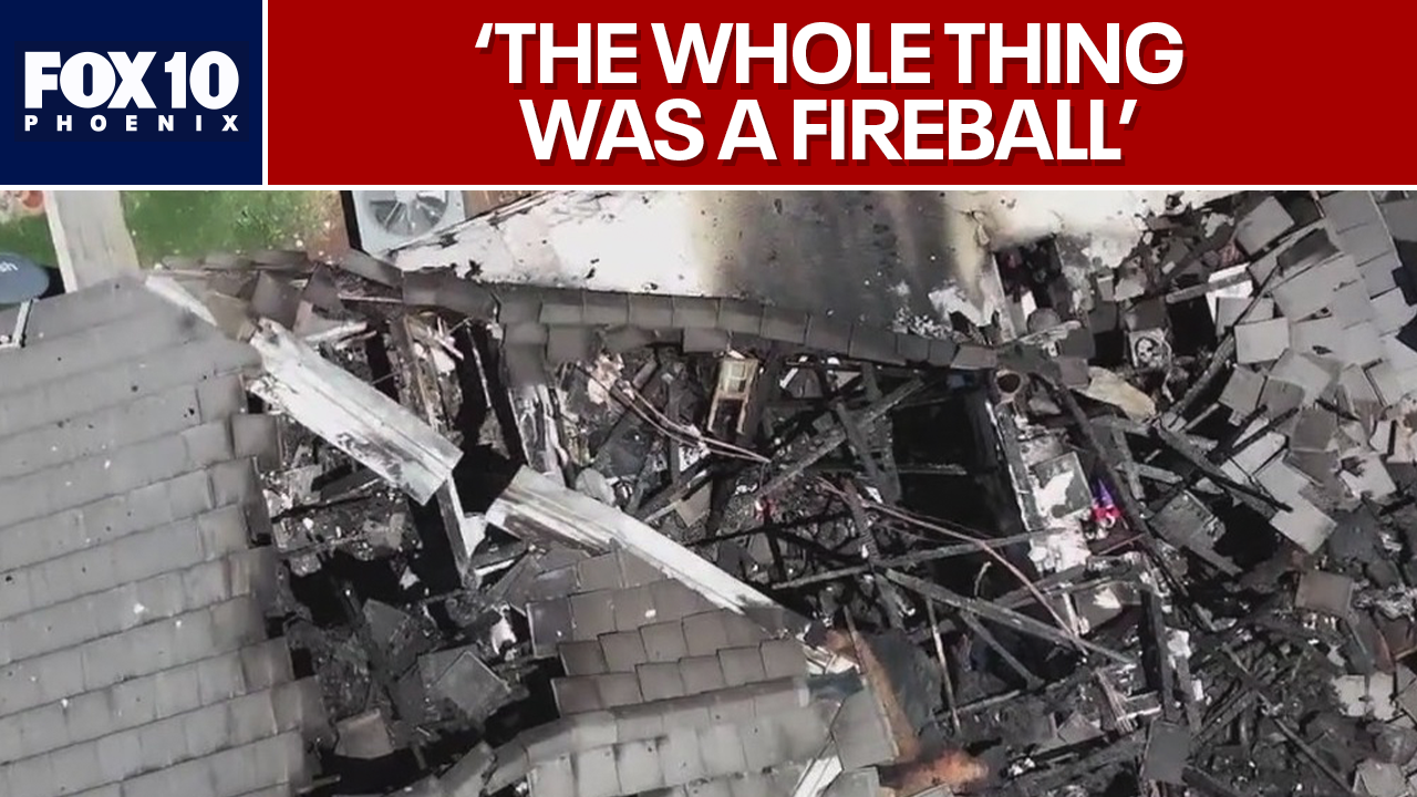 Monsoon lightning strike destroys Maricopa County home